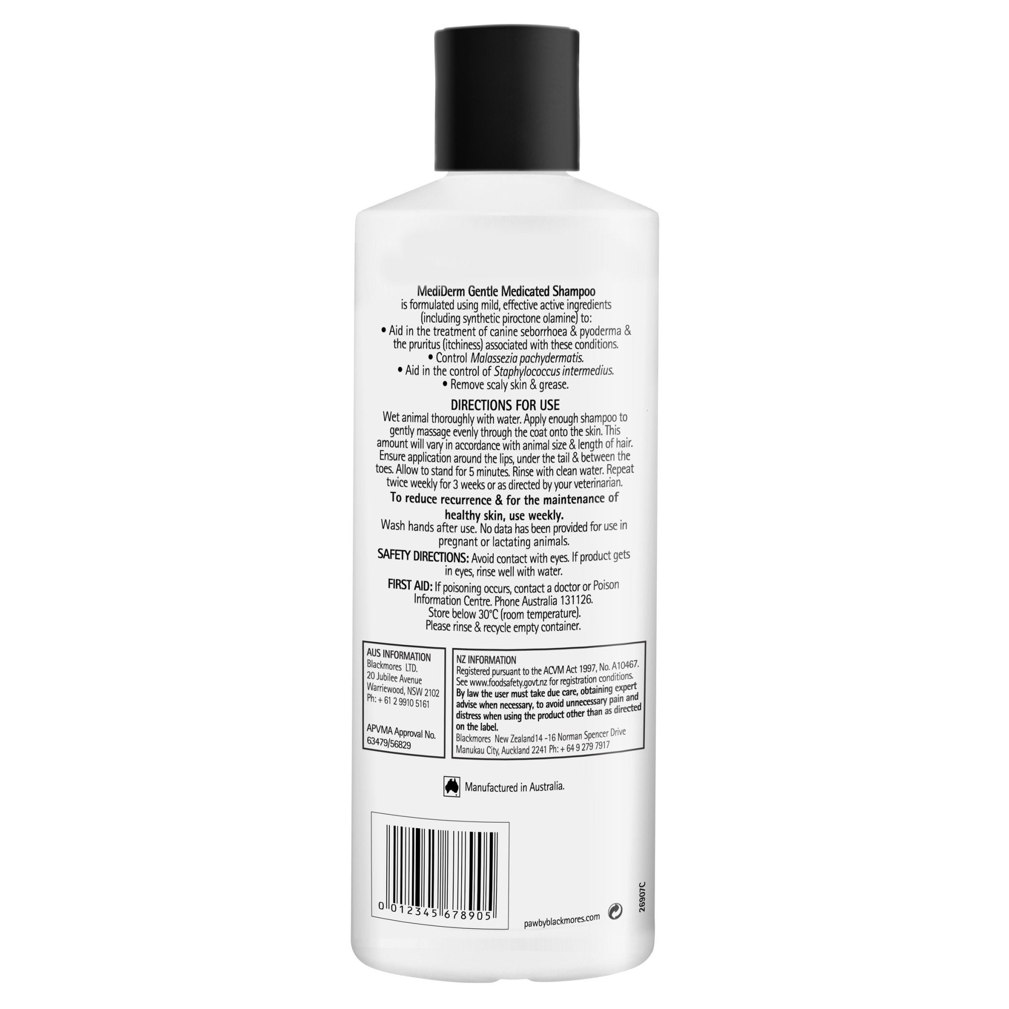 PAW MediDerm® Gentle Medicated Shampoo