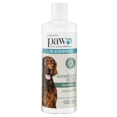 PAW Sensitive Skin Shampoo 500ml - Just For Pets Australia