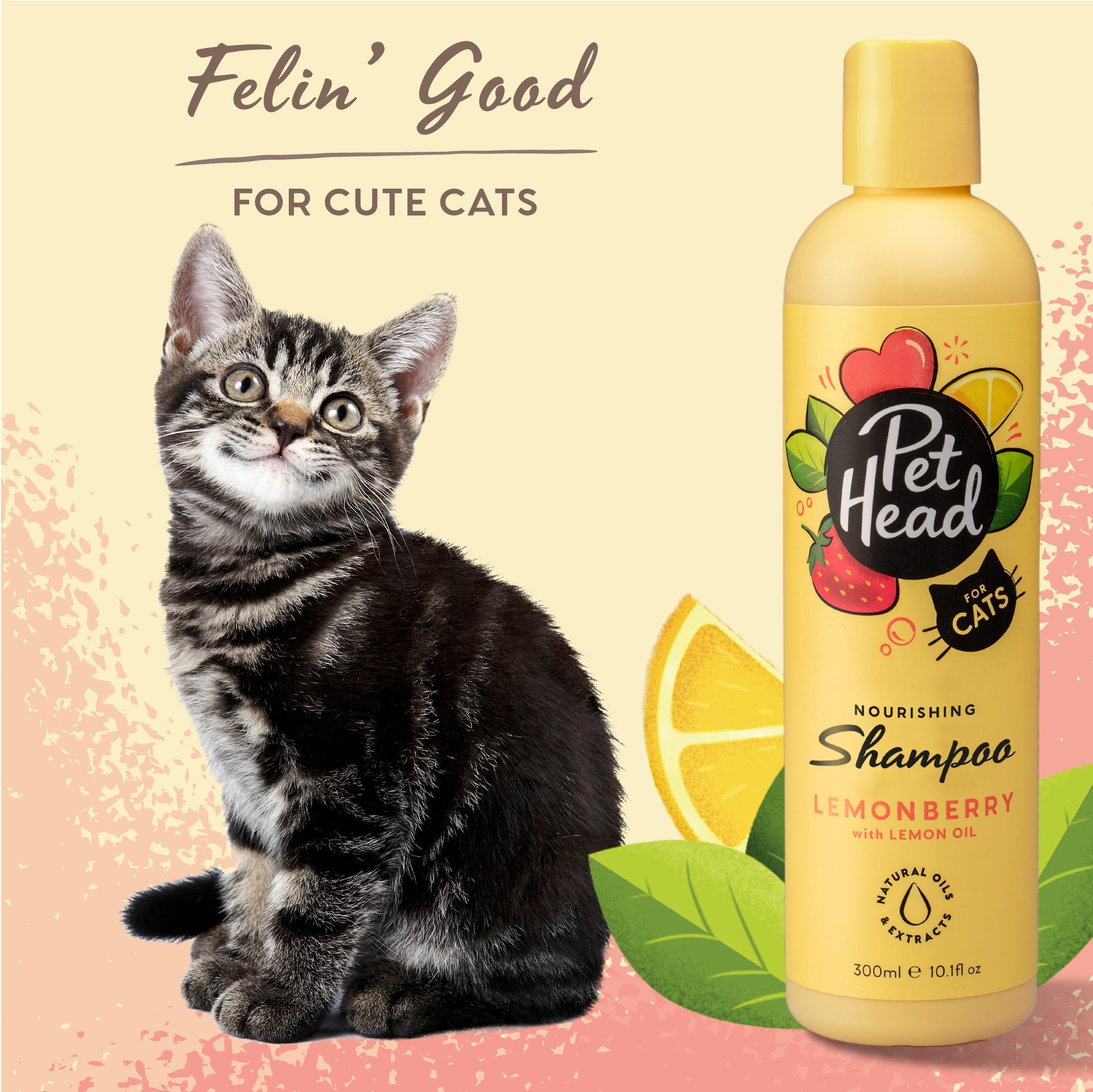 Pet Head Felin' Good Cat Shampoo 300ml