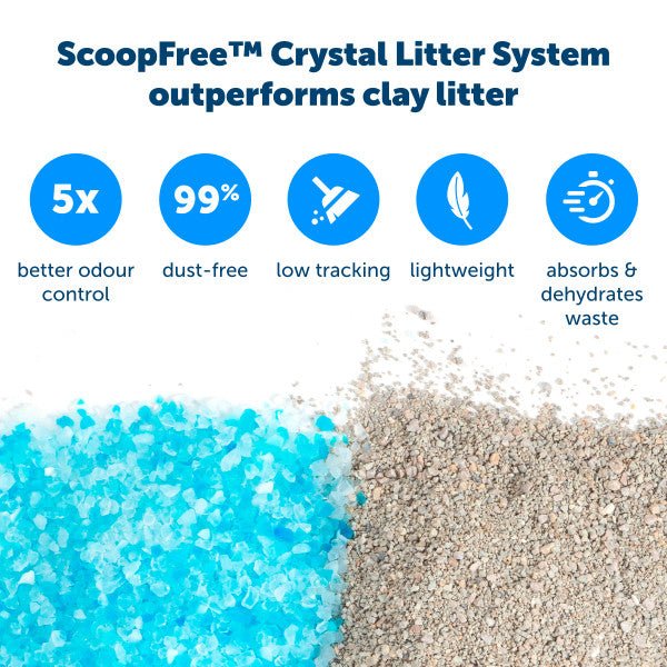 ScoopFree® Premium Crystal Litter 2-Pack