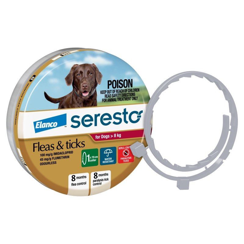 Seresto Flea & Tick Collar For Dogs Over 8kg