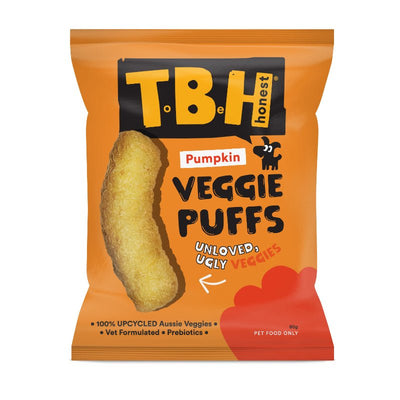 TBH Veggie Puffs with Pumpkin Dog Treats 80g - Just For Pets Australia