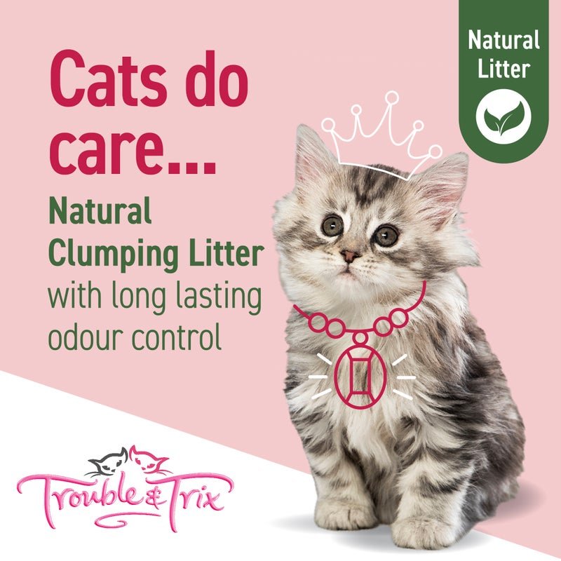 Trouble & Trix Natural Pellets Cat Litter - Cherry Blossom