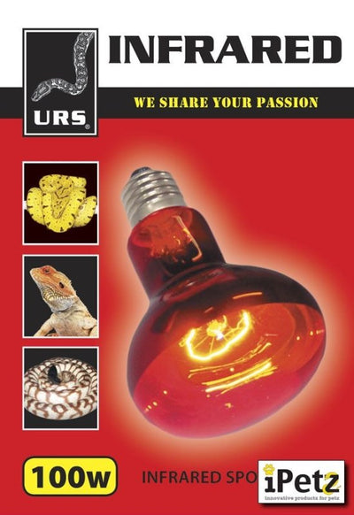 URS INFRARED SPOT LAMP 100W - Just For Pets Australia