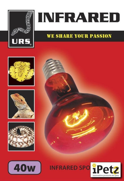 URS INFRARED SPOT LAMP 40W - Just For Pets Australia