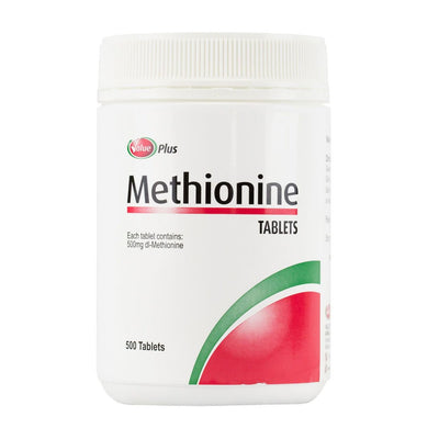 Value Plus Methionine Tablet 500's - Just For Pets Australia
