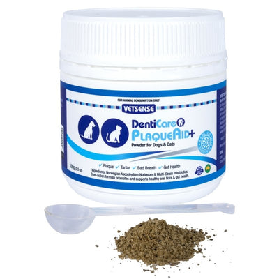 Vetsense DentiCare PlaqueAid+ Powder for Dogs & Cats - Just For Pets Australia