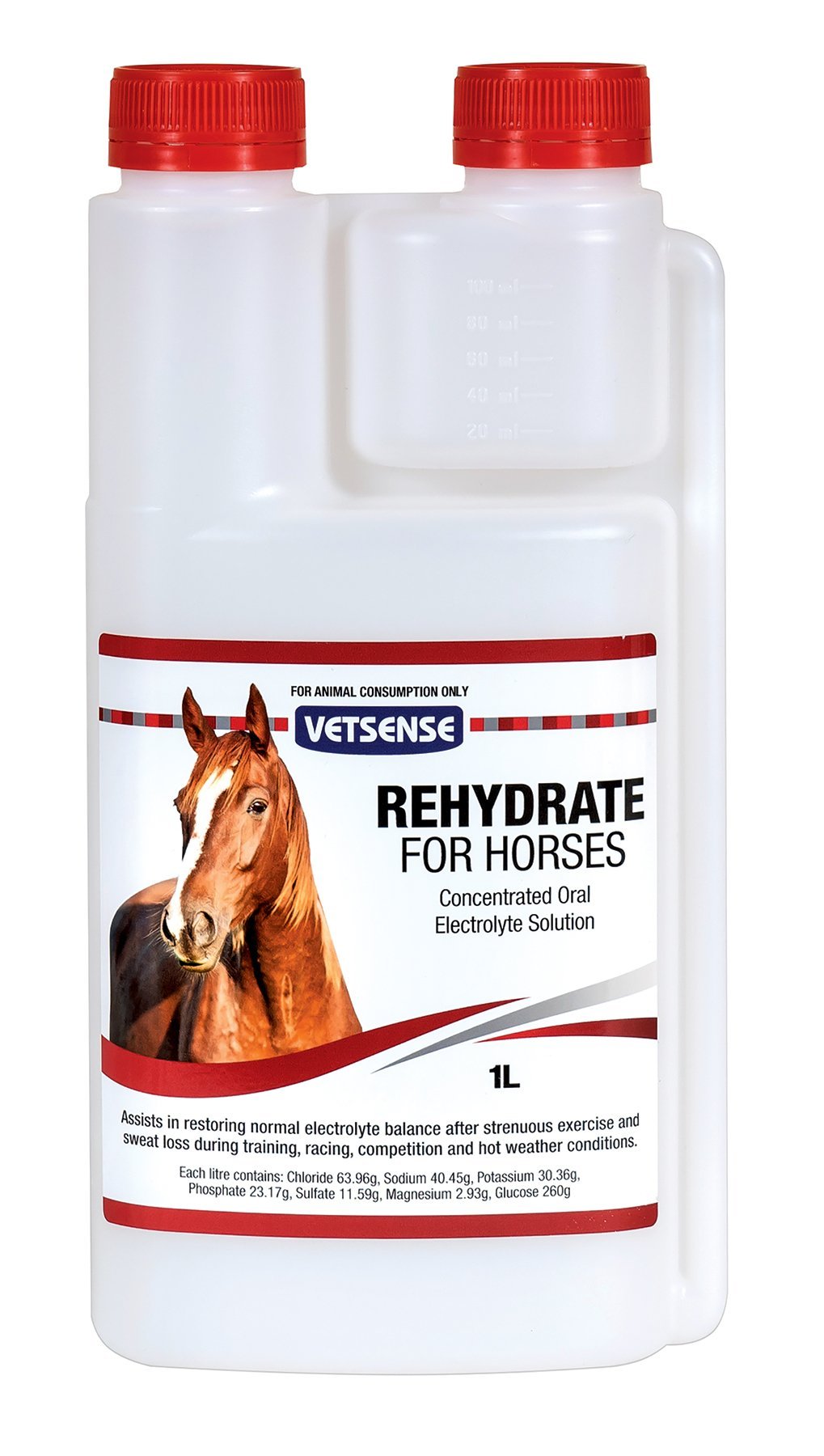 Vetsense Rehydrate for Horses 1Lt