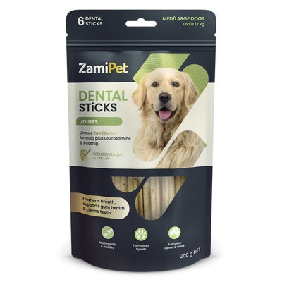 ZamiPet Dental Sticks Joints 6 Pack - Just For Pets Australia
